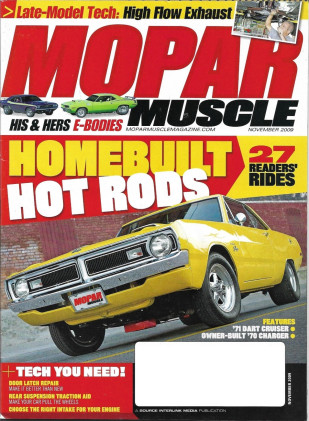 MOPAR MUSCLE 2009 NOV - SUPER FLOW EXHAUST & INTAKE, REAR TRACTION AID